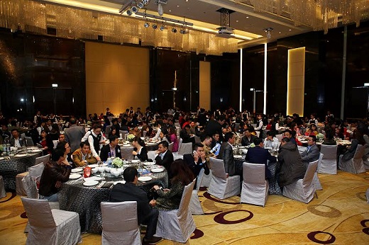 Hội trường lớn tại khách sạn JW Mariot với hơn 600 khách hàng tham dự hội nghị