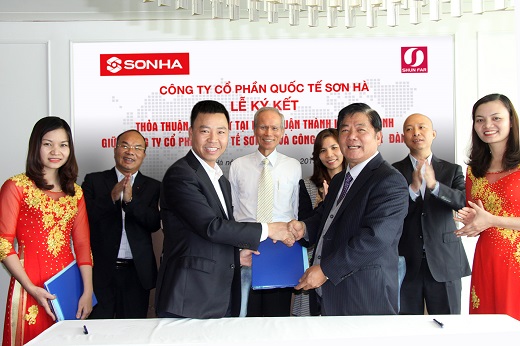 Ông Lê Vĩnh Sơn- chủ tịch HĐQT công ty cổ phần quốc tế Sơn Hà