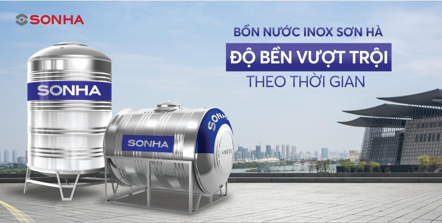 Bồn Inox Sơn Hà chính hãng giá tốt 2025