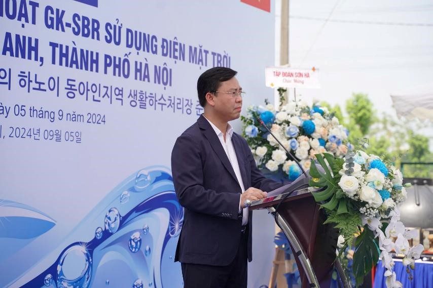 le ban giao tram xu ly nuoc thai gk sbr su dung dien mat troi tai huyen dong anh ha noi 18044 1