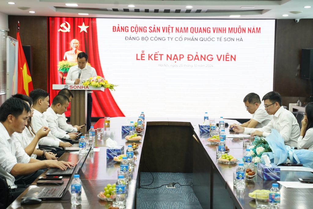 le ket nap dang vien dang bo cong ty co phan quoc te son ha 17990 1