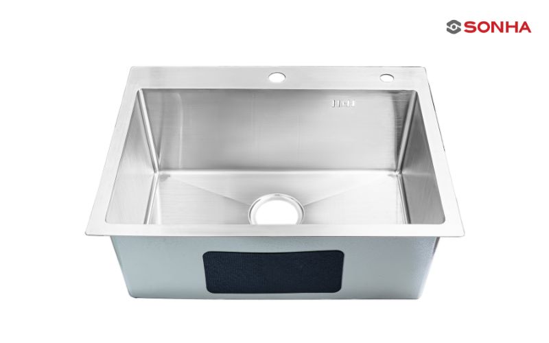 Chậu rửa bát 1 hố giúp tăng tính thẩm mỹ cho không gian bếp của bạn