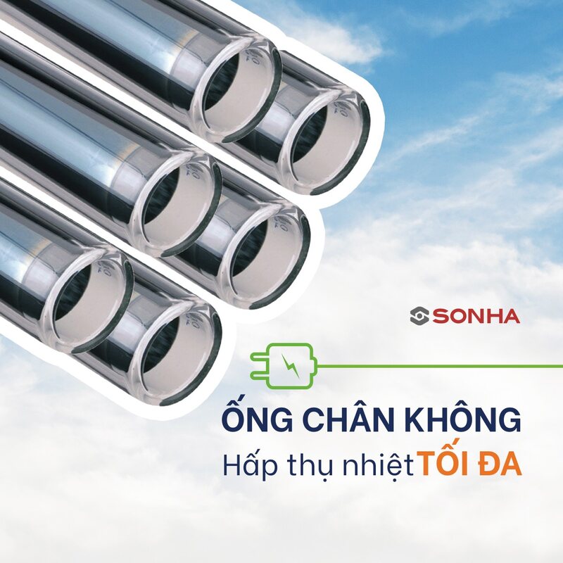 Ống thủy tinh năng lượng mặt trời đảm bảo máy nước nóng năng lượng mặt trời hoạt động ổn định