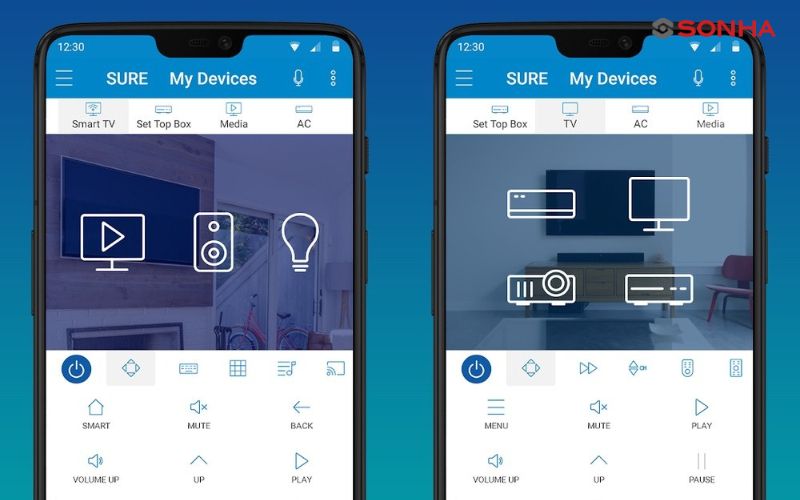 Smart Home and TV Universal Remote là lựa chọn lý tưởng để điều khiển điều hòa bằng một app duy nhất