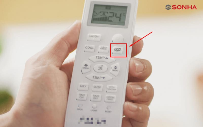 Bạn nên ưu tiên lựa chọn chế độ ECO khi vận hành điều hòa