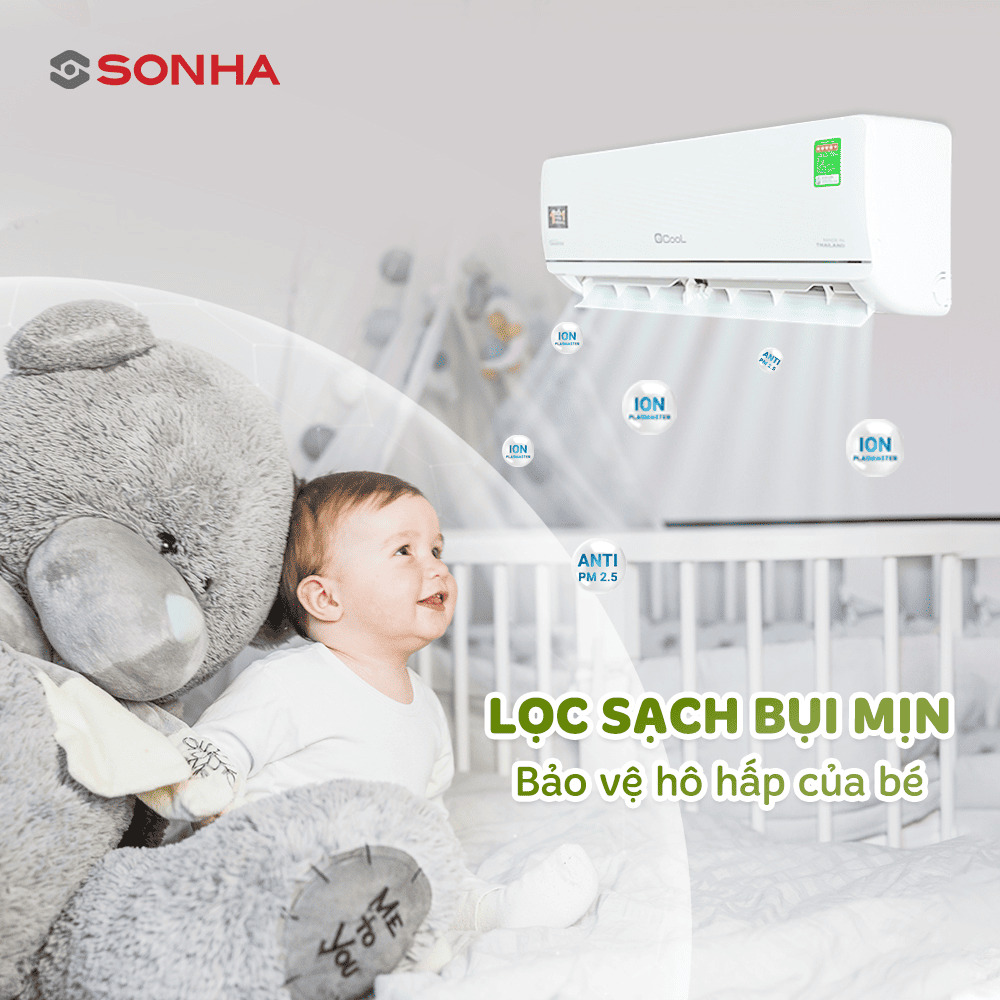 Chế độ ngủ đêm trên điều hòa tự động điều chỉnh nhiệt độ phòng phù hợp với cơ thể khi ngủ