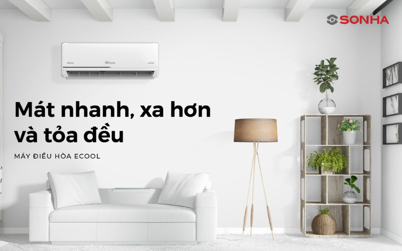Máy lạnh eCool - Giải pháp làm lạnh tuyệt vời cho không gian sống trong lành