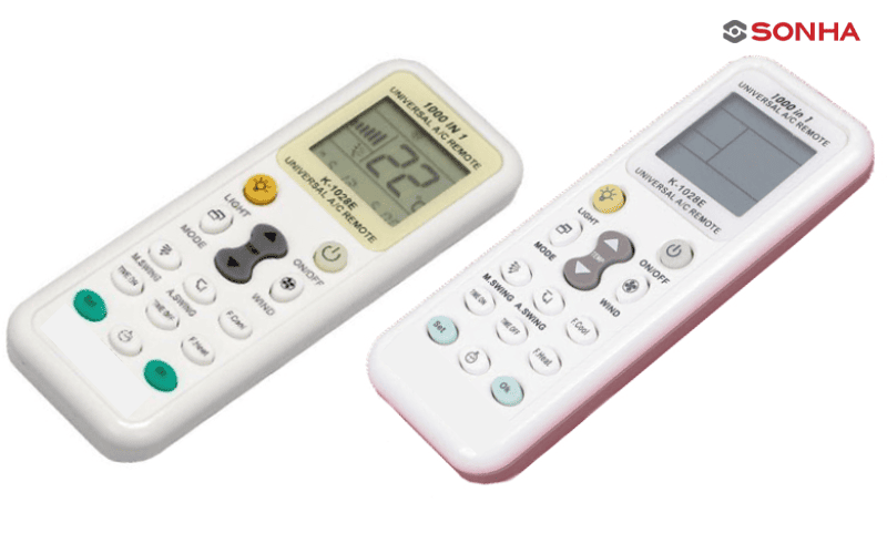 Remote đa năng với nhiều công năng tối ưu, có thể thay thế remote gốc của các hãng điều hòa
