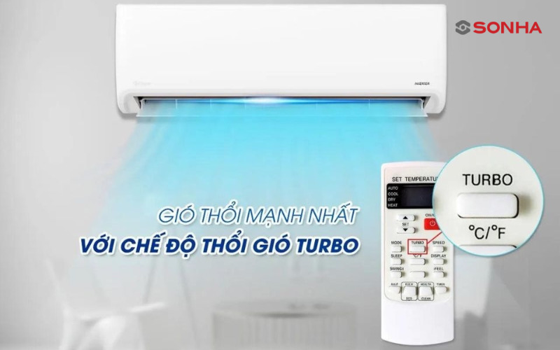 Turbo trong điều hòa là gì? Chế độ Turbo có thể sử dụng trên điều hòa hai chiều