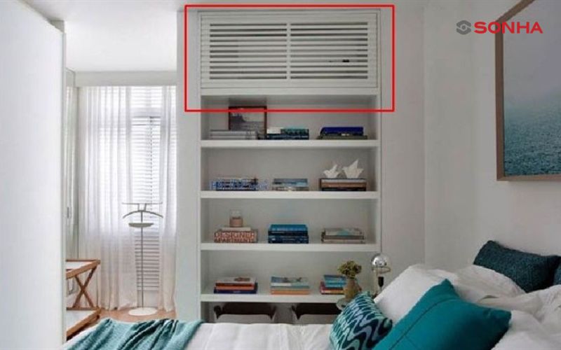 Lắp điều hòa trong tủ giúp không gian sống của bạn gọn gàng