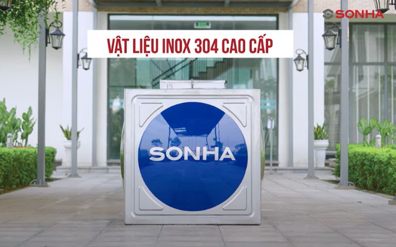 Inox 304 cao cấp giúp việc bảo trì bể nước ngầm inox 2500L trở nên dễ dàng
