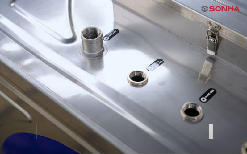 Chất liệu inox 304 cao cấp với khả năng chống ăn mòn vượt trội