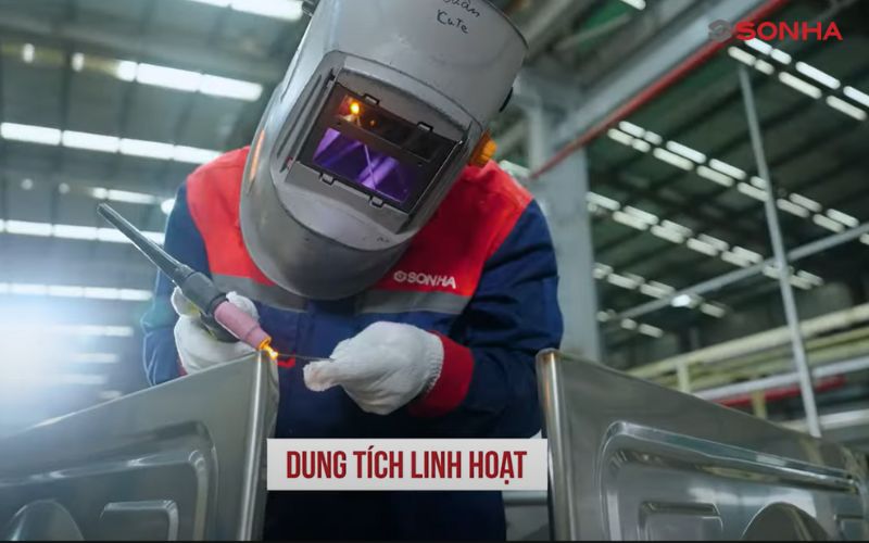 Bể ngầm inox cao cấp Sơn Hà sở hữu dung tích linh hoạt