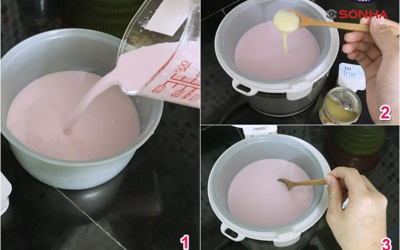 Quy trình từng bước làm sữa chua với nồi cơm điện