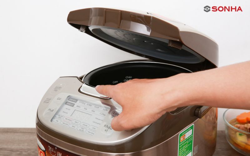 Nồi cơm điện hoạt động bằng công nghệ cảm ứng từ