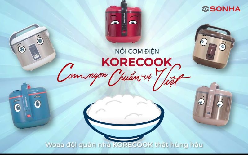 Korecook là thương hiệu nồi cơm điện uy tín nhất hiện nay
