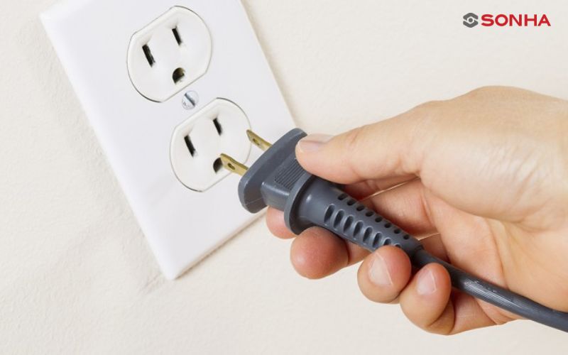 Sử dụng riêng ổ cắm điện để tránh lỗi