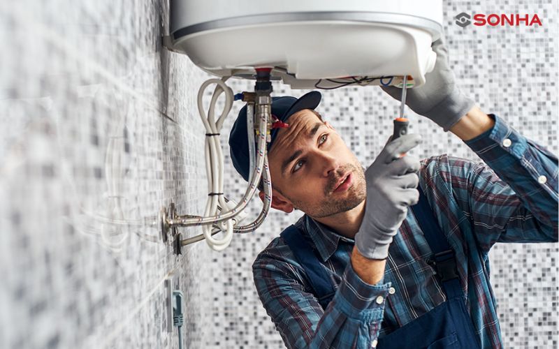 Bảo dưỡng chuẩn, tránh rò điện - an tâm tắm ấm mỗi ngày