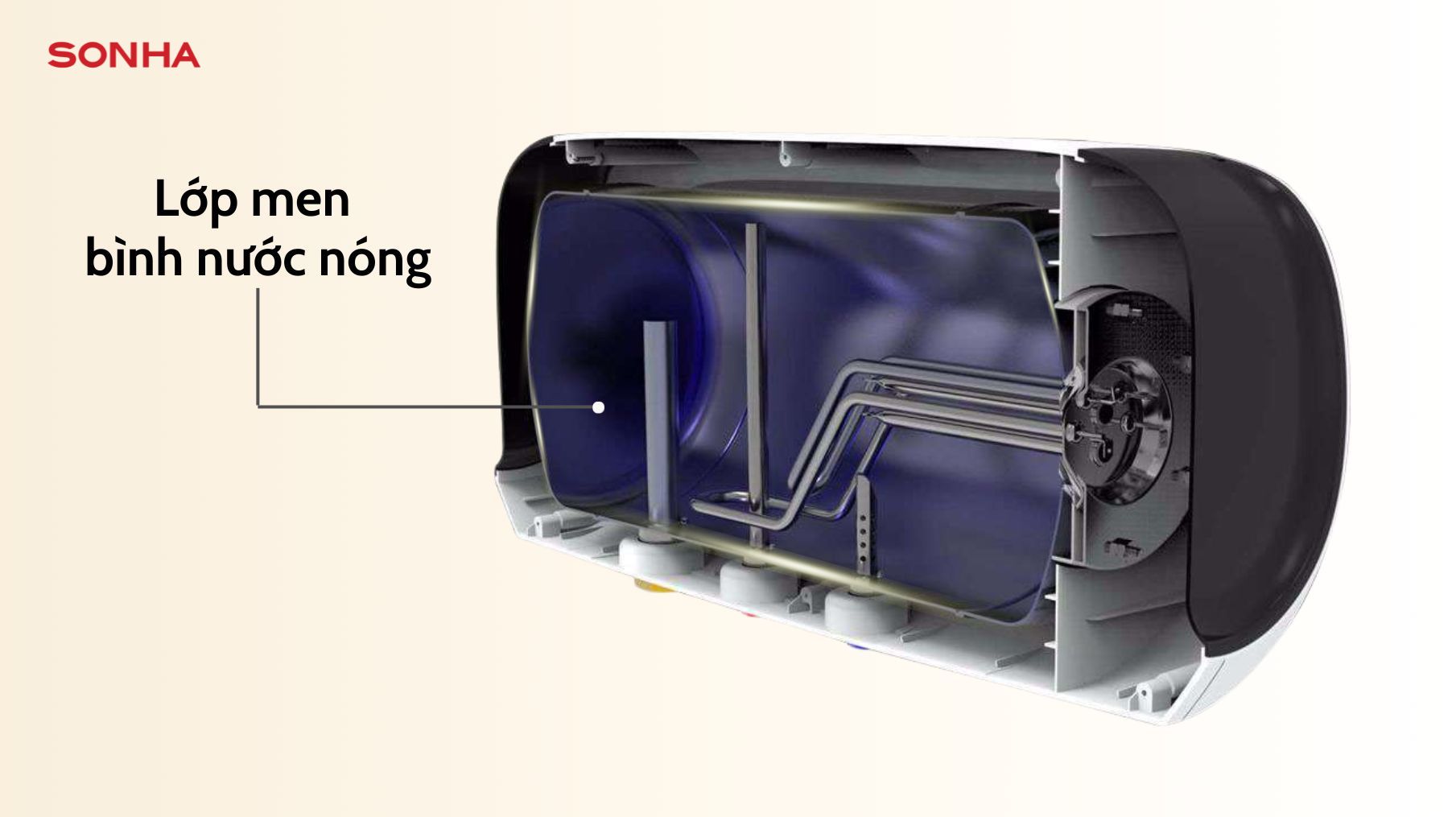 Quy trình tráng men ướt bình nước nóng