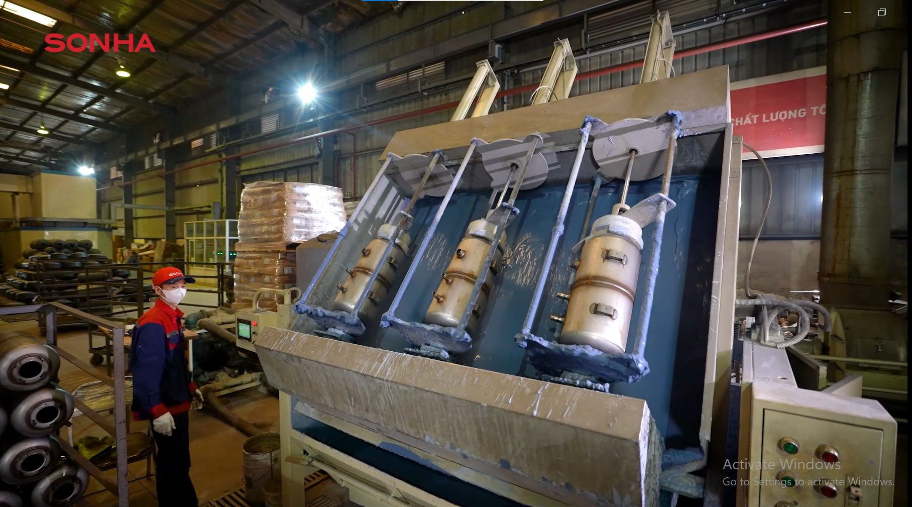 năng lực sản xuất bình nước nóng Sơn Hà