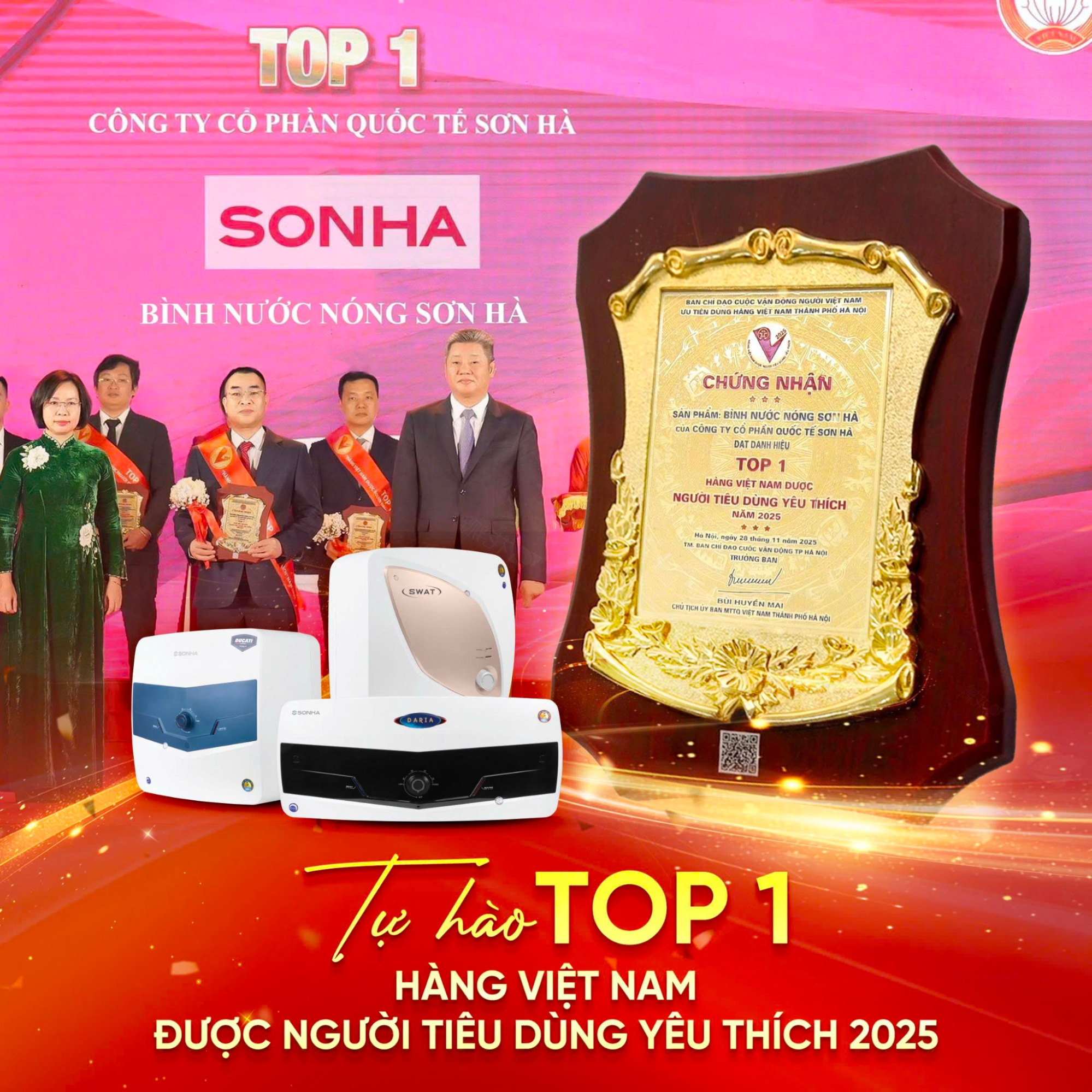 Năng lực sản xuất bình nước nóng Sơn Hà