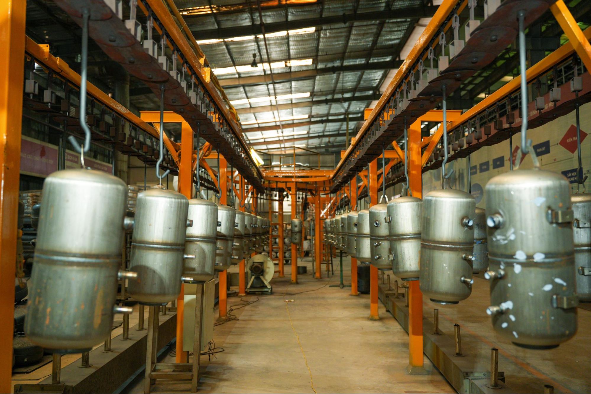 Năng lực sản xuất bình nước nóng Sơn Hà