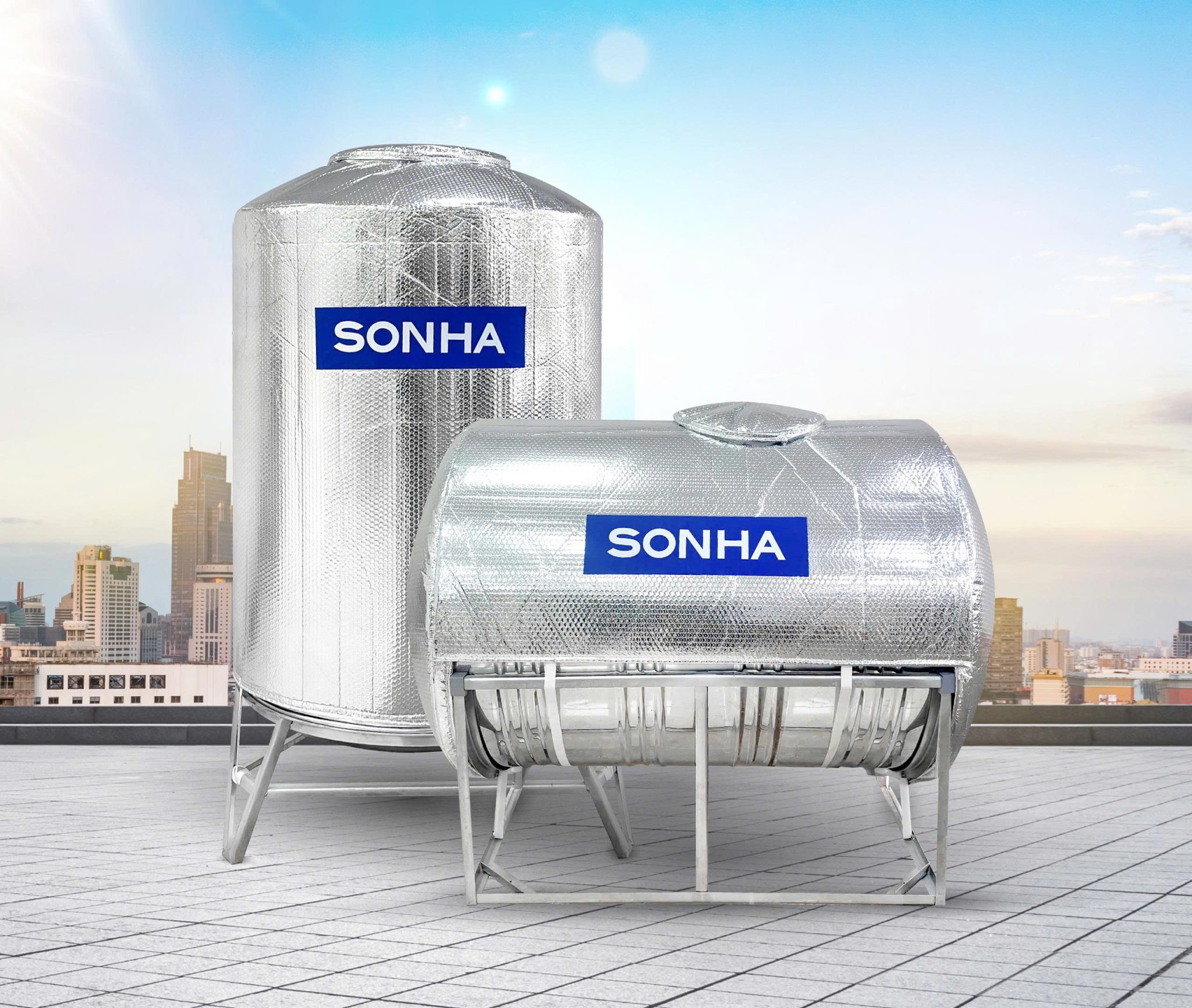 Ảnh 3. Áo giáp chống nóng bồn inox Sơn Hà cao cấp scaled