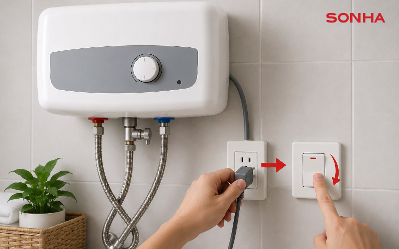 cách súc rửa bình nóng lạnh​