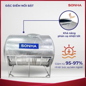 Khả năng cách nhiệt của áo giáp chống nóng cho bồn inox Sơn Hà