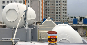 Sử dụng sơn chống nóng chuyên dụng cho bồn nước