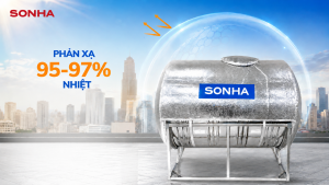 Áo giáp chống nóng bồn inox Sơn Hà có khả năng phản xạ 95-97% nhiệt
